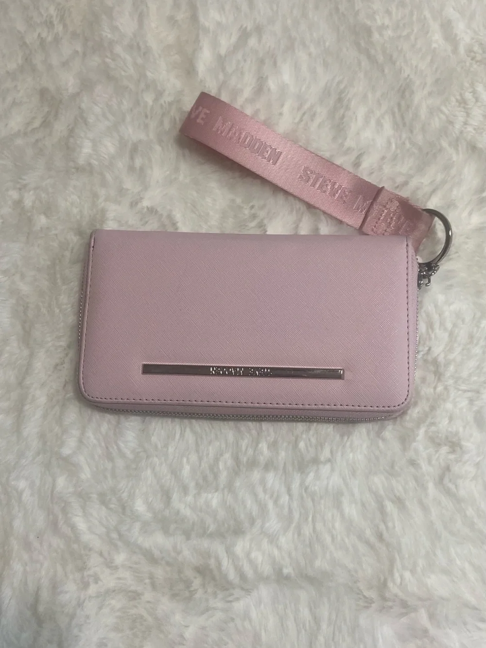 Steve Madden Pink Wristlet Clutch